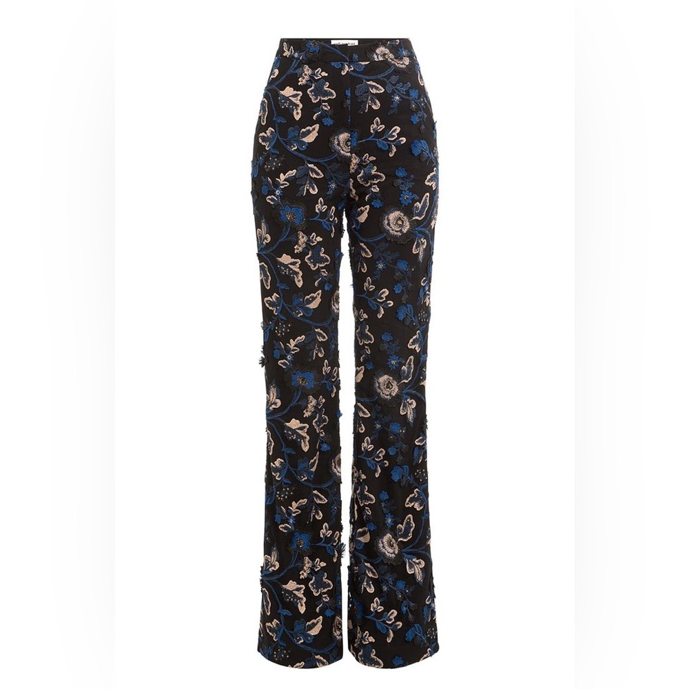 Embroidered Floral Trousers~ Size S~
